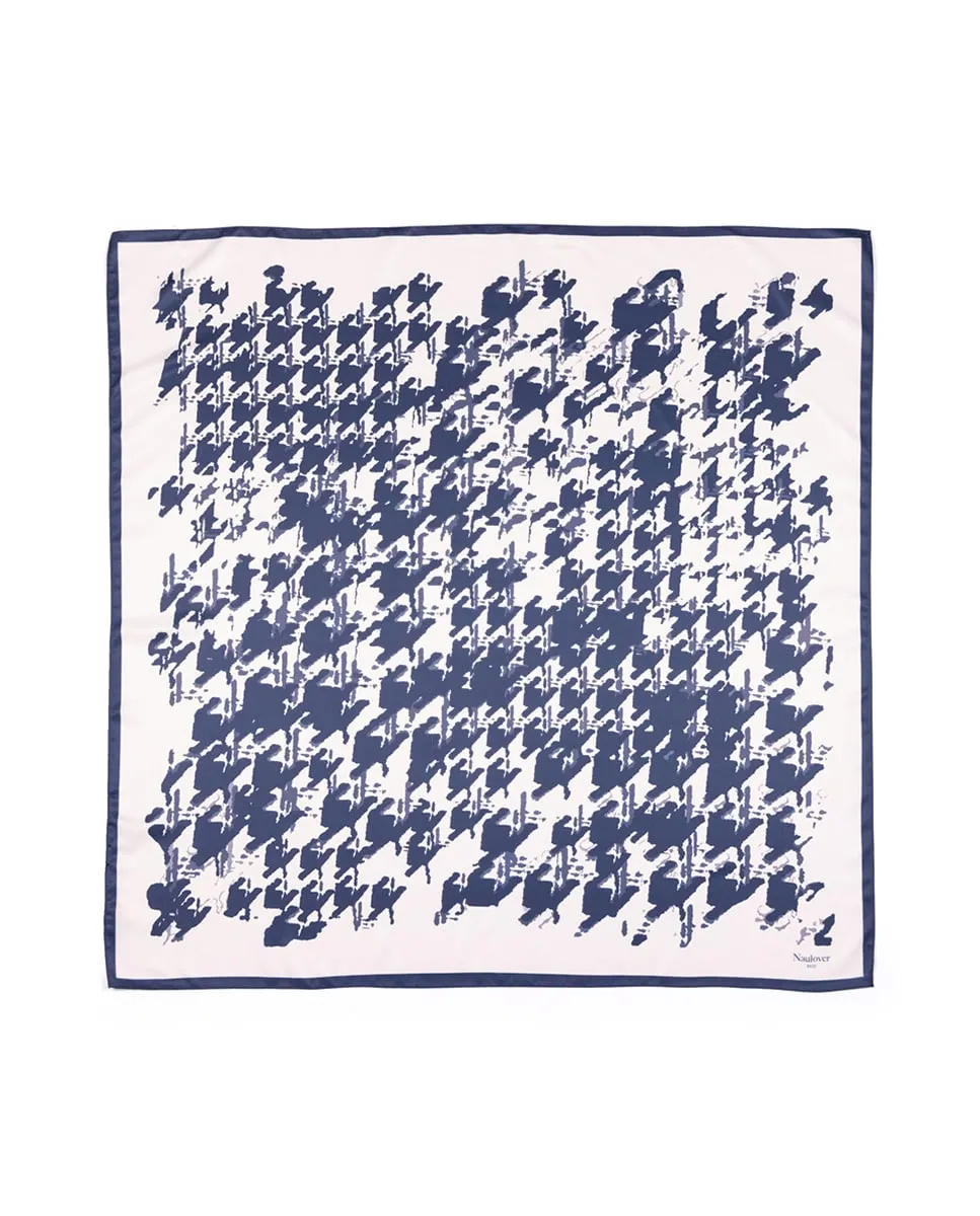Женский платок Гусиная лапка Naulover, синий
Женский платок Гусиная лапка Naulover, синий