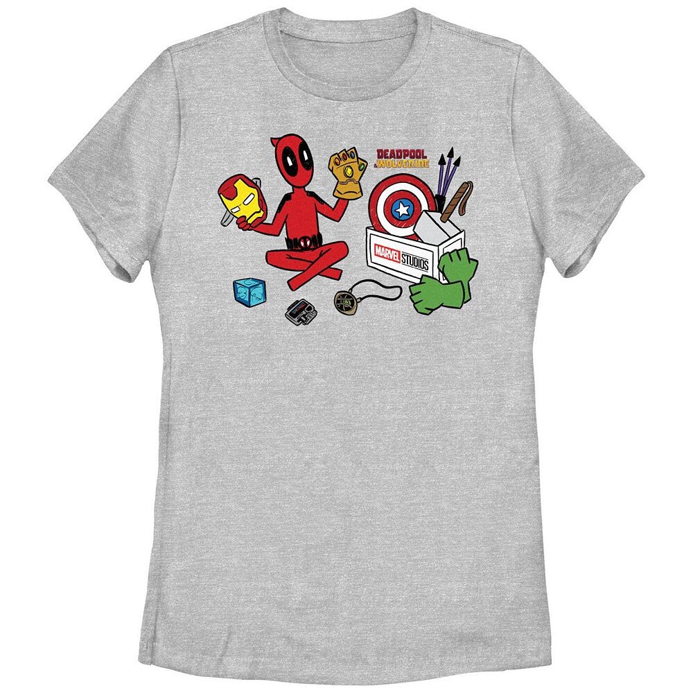 Детская футболка с рисунком Marvel Deadpool and Wolverine Avengers Things, цвет Athletic Heather
Детская футболка с рисунком Marvel Deadpool and Wolverine Avengers Things, цвет Athletic Heather