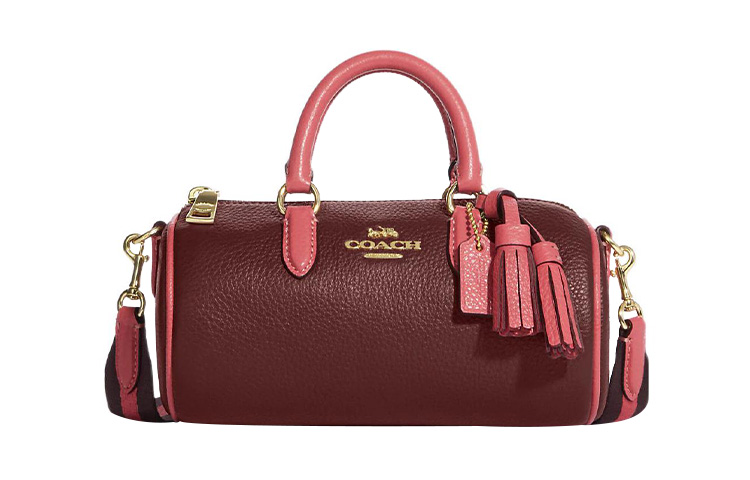 Сумка-цилиндр Lacey из коровьей кожи, через плечо, маленькая, женская, бордовая COACH
Сумка-цилиндр Lacey из коровьей кожи, через плечо, маленькая, женская, бордовая COACH