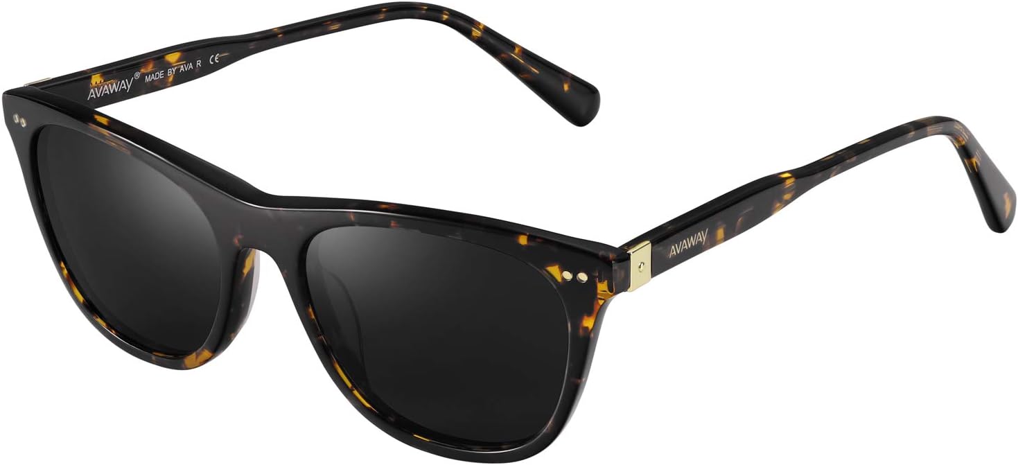 Женские поляризованные солнцезащитные очки AVAWAY для маленького лица, защита от УФ-излучения UV 400, оправа «кошачий глаз» из ацетата, женские солнцезащитные очки, 4a. Tortoise / Grey Lens
Женские поляризованные солнцезащитные очки AVAWAY для маленького лица, защита от УФ-излучения UV 400, оправа «кошачий глаз» из ацетата, женские солнцезащитные очки, 4a. Tortoise / Grey Lens