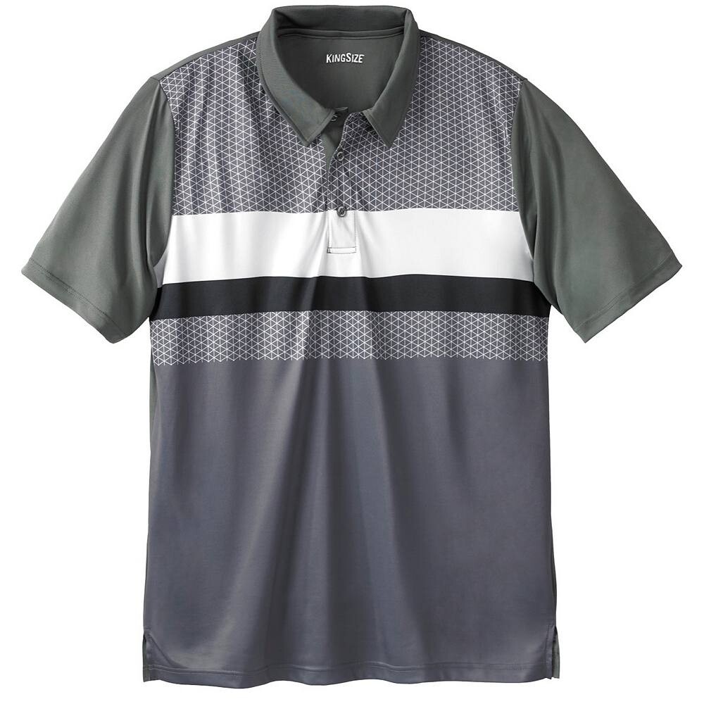 Мужская рубашка-поло без пота Kingsize Big & Tall KingSize, цвет Steel Colorblock
Мужская рубашка-поло без пота Kingsize Big & Tall KingSize, цвет Steel Colorblock