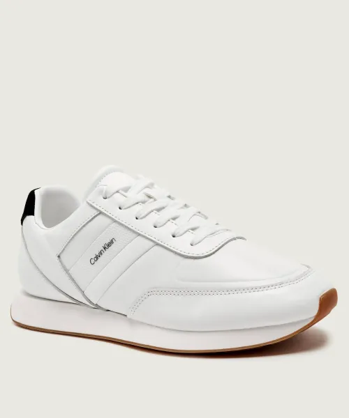 Кожаные кроссовки в стиле ретро для бега Calvin Klein, белый
Кожаные кроссовки в стиле ретро для бега Calvin Klein, белый