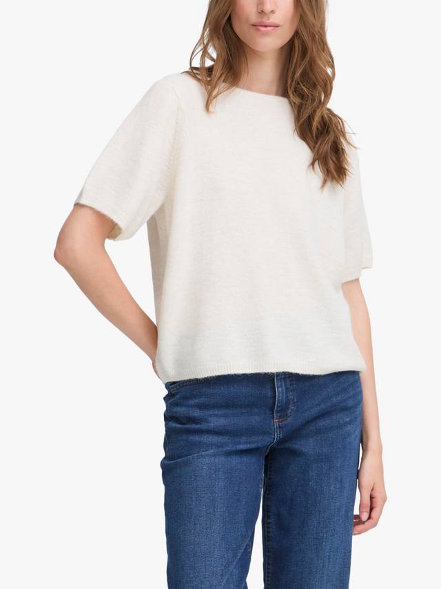 Камара джемпер с короткими рукавами ICHI, Cloud Dancer
Камара джемпер с короткими рукавами ICHI, Cloud Dancer