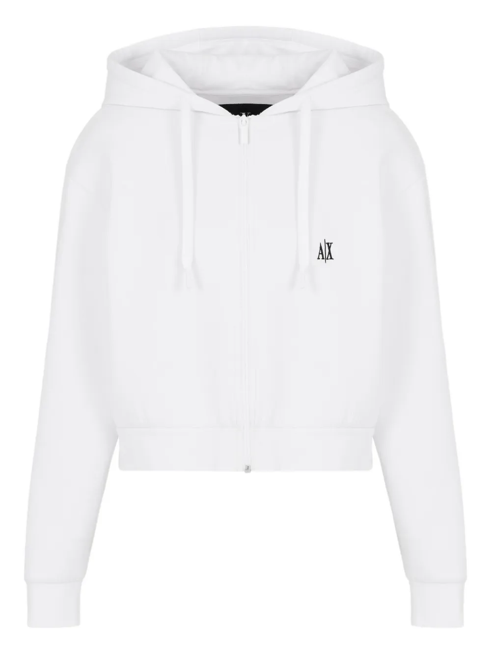 Толстовка на молнии с вышитым логотипом Armani Exchange, белый
Толстовка на молнии с вышитым логотипом Armani Exchange, белый