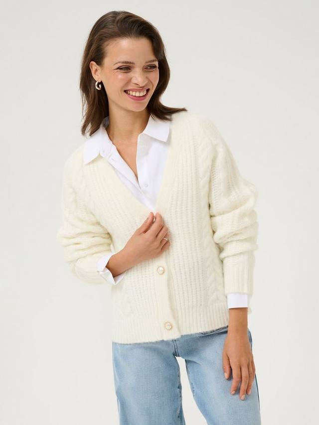 Плотный кардиган smilla с v-образным вырезом KAFFE, цвет Chalk
Плотный кардиган smilla с v-образным вырезом KAFFE, цвет Chalk