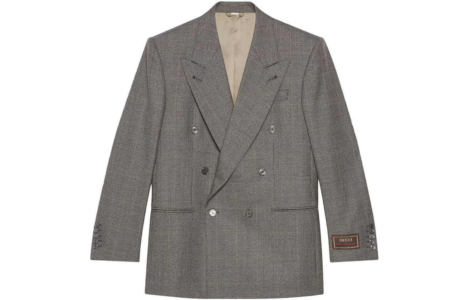 Пиджак мужской Gucci в мелкую клетку, серый
Пиджак мужской Gucci в мелкую клетку, серый