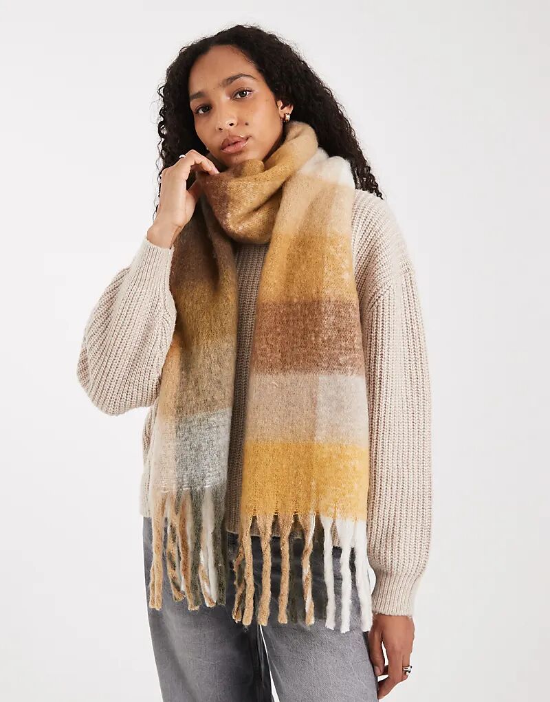 Glamorous клетчатый шарф-одеяло желто-коричневого цвета
Glamorous клетчатый шарф-одеяло желто-коричневого цвета