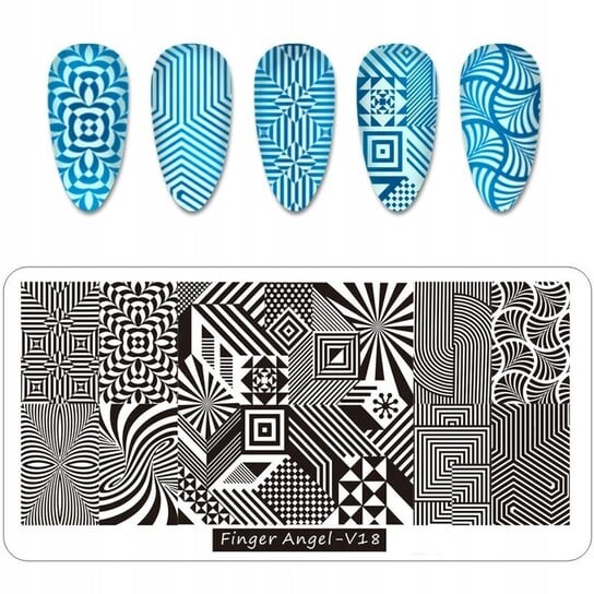 Пластина для штампа для ногтей, Tojato 
Пластина для штампа для ногтей, Tojato