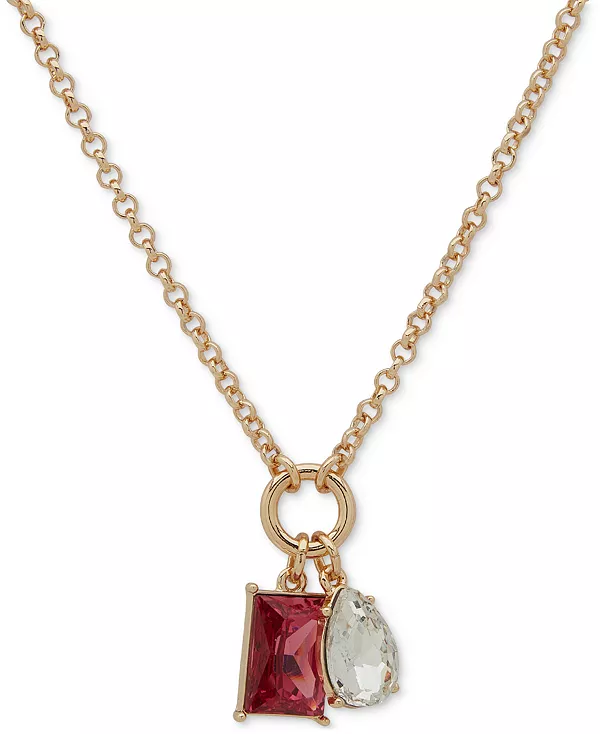 Ожерелье с подвеской из смешанных камней золотистого оттенка, 16 дюймов Clueless, pink
Ожерелье с подвеской из смешанных камней золотистого оттенка, 16 дюймов Clueless, pink