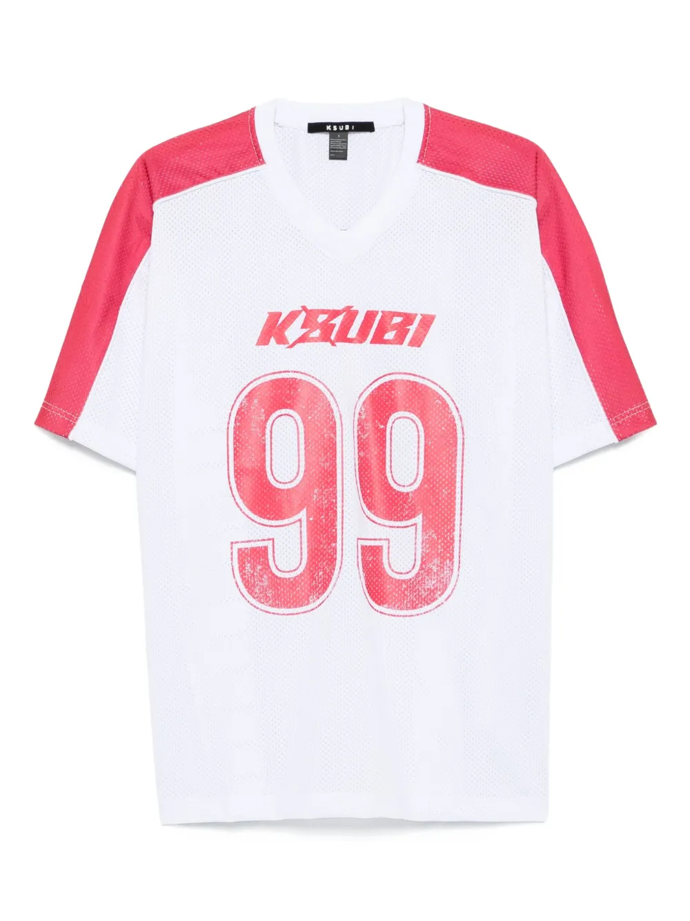 Топ Stinger Moto Boyfriend 99 в рубчик Ksubi, белый 
Топ Stinger Moto Boyfriend 99 в рубчик Ksubi, белый