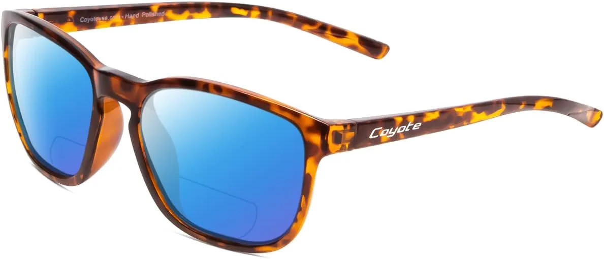 Поляризованные бифокальные солнцезащитные очки Coyote Rambler в черепахово-коричневом/синем зеркальном исполнении +1.25, Tortoise Brown Frame/Blue Mirror Lens
Поляризованные бифокальные солнцезащитные очки Coyote Rambler в черепахово-коричневом/синем зеркальном исполнении +1.25, Tortoise Brown Frame/Blue Mirror Lens