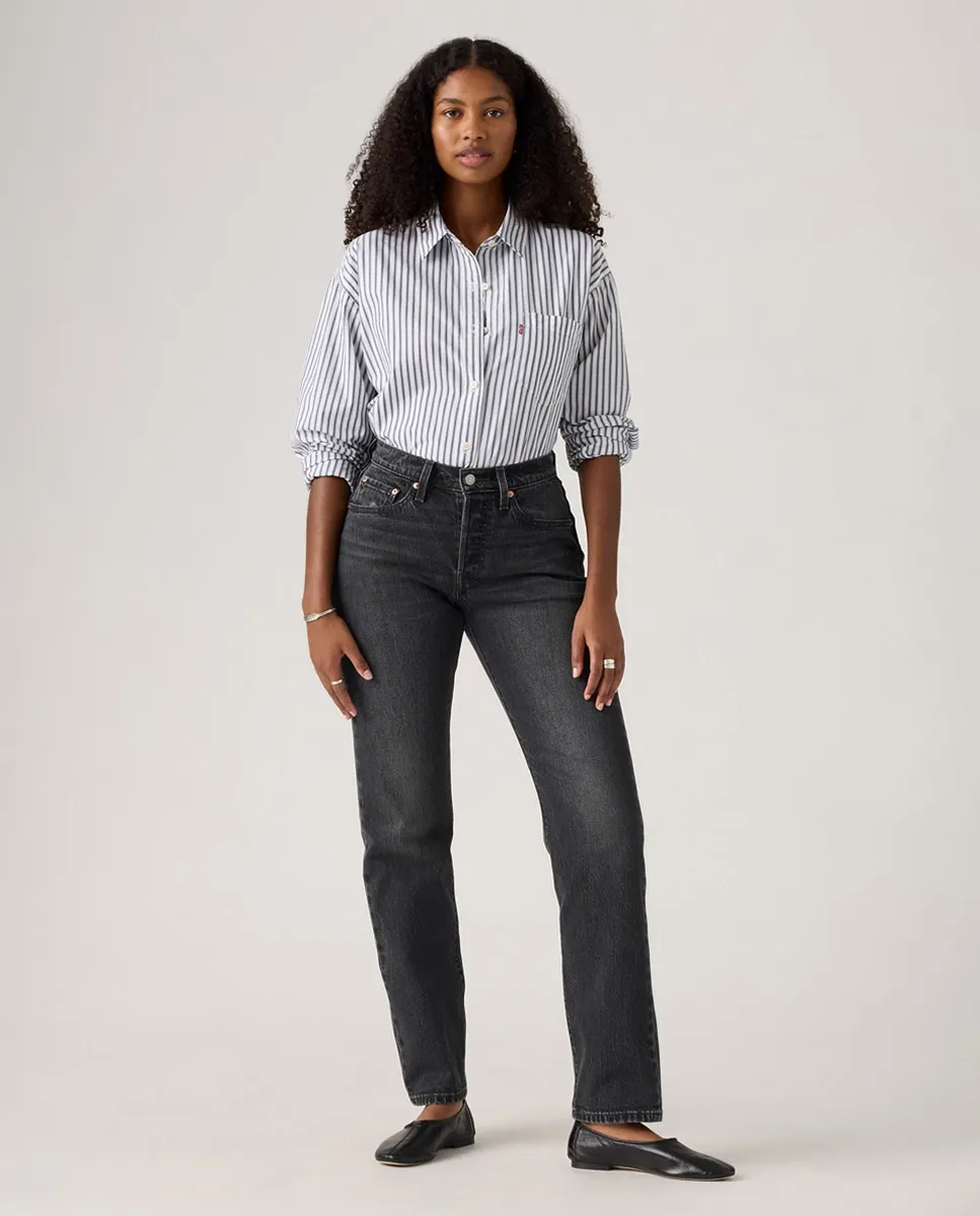 Женские прямые джинсы 501 Curve Levi's, черный
Женские прямые джинсы 501 Curve Levi's, черный