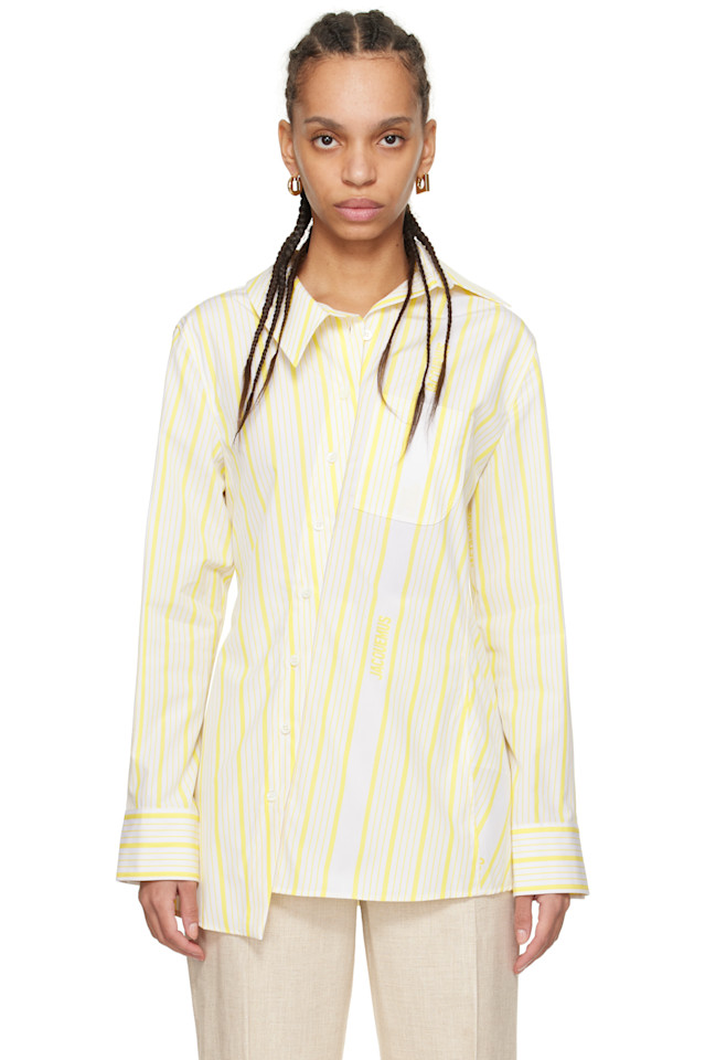 Рубашка pablo' Jacquemus, цвет jacquard business big logo stripes
Рубашка pablo' Jacquemus, цвет jacquard business big logo stripes