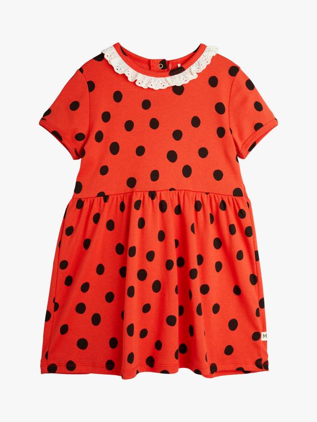 Детское платье с кружевным воротником из органического хлопка Mini Rodini, Polka Dot Red
Детское платье с кружевным воротником из органического хлопка Mini Rodini, Polka Dot Red