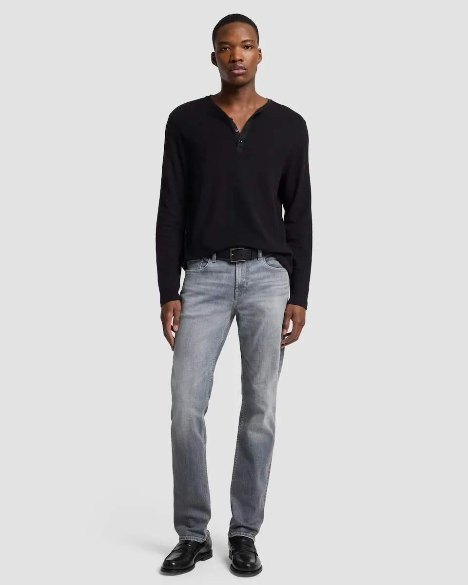 Мужские джинсы slim средней посадки серого цвета 7 For all mankind
Мужские джинсы slim средней посадки серого цвета 7 For all mankind