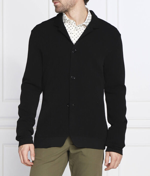 Кардиган-Жакет Regular fit Emporio Armani, черный
Кардиган-Жакет Regular fit Emporio Armani, черный