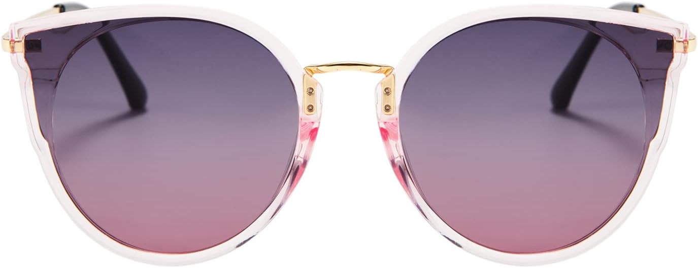 Винтажные поляризованные солнцезащитные очки FEISEDY «кошачий глаз» для женщин, большие круглые солнцезащитные очки с антибликовым покрытием, модель B7000, Grey-pink Gradient
Винтажные поляризованные солнцезащитные очки FEISEDY «кошачий глаз» для женщин, большие круглые солнцезащитные очки с антибликовым покрытием, модель B7000, Grey-pink Gradient