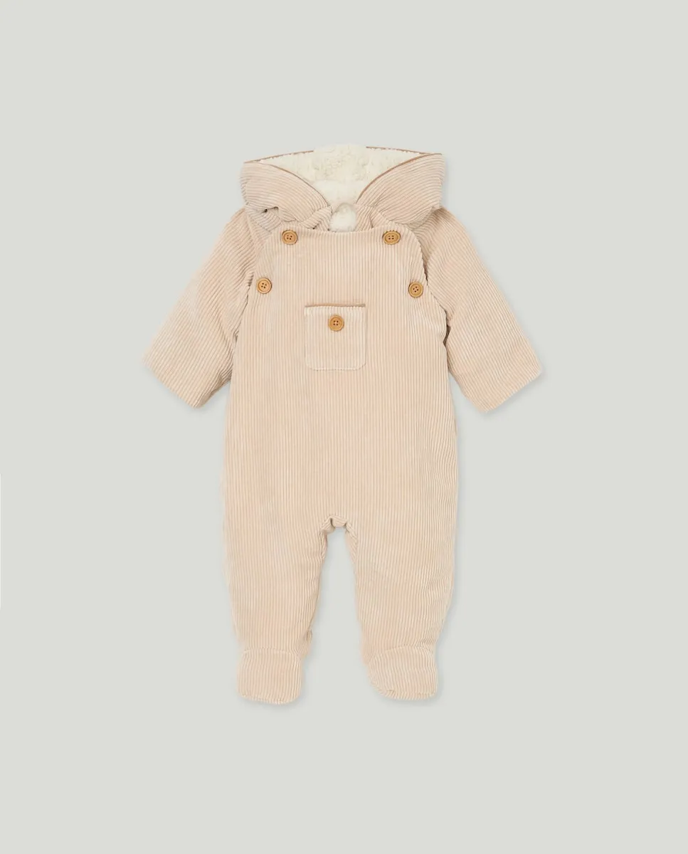 Детский велюровый комбинезон с пуговицами и карманами Coconut El Corte Inglés, бежевый
Детский велюровый комбинезон с пуговицами и карманами Coconut El Corte Inglés, бежевый