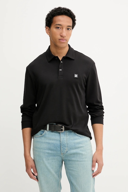 Хлопковая водолазка Hugo, черный
Хлопковая водолазка Hugo, черный