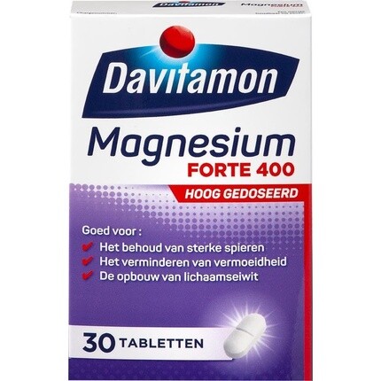 Давитамон Магниевые таблетки 400 мг - Диетическая добавка - 30 таблеток магния Davitamon
Давитамон Магниевые таблетки 400 мг - Диетическая добавка - 30 таблеток магния Davitamon