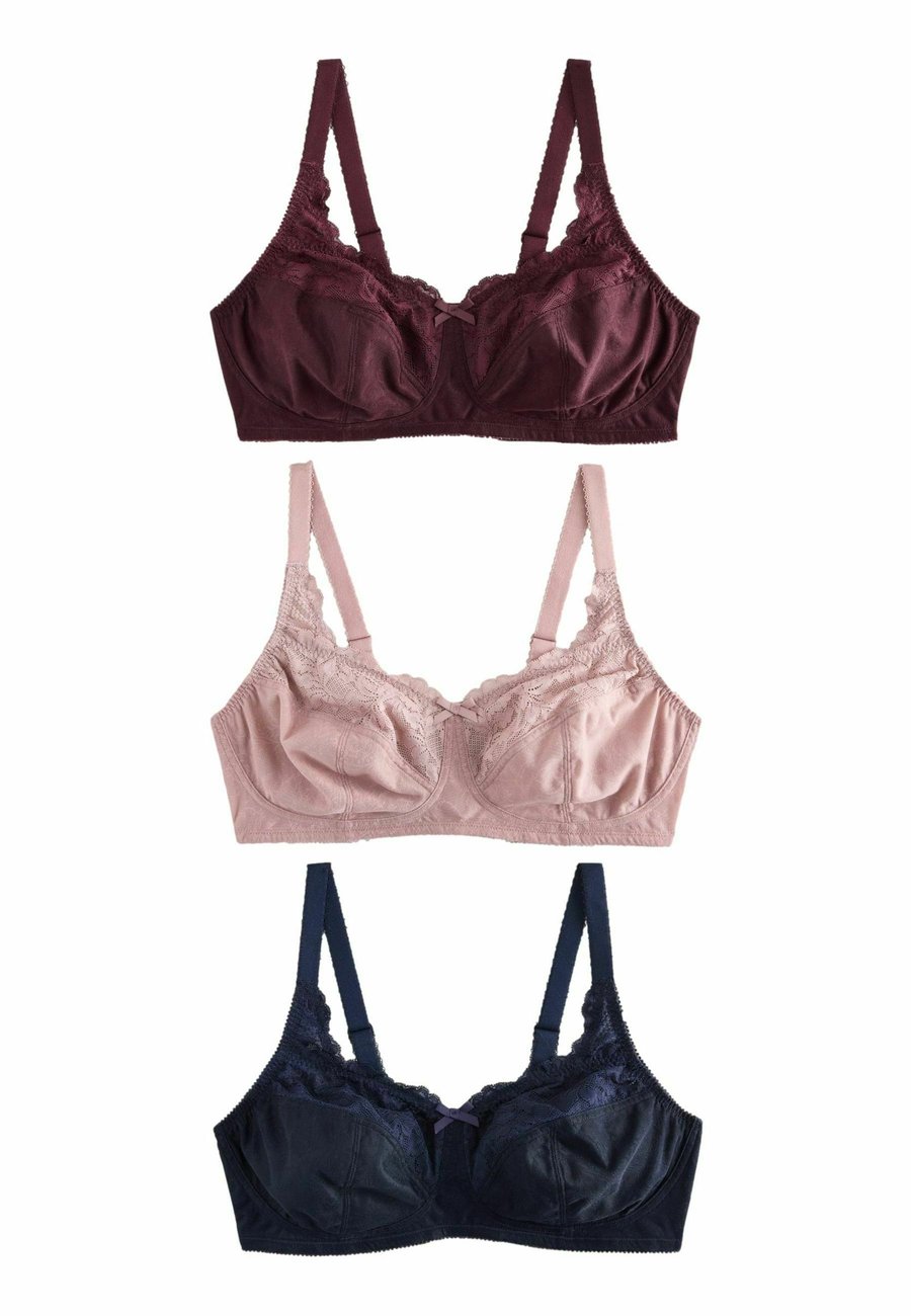 Бюстгальтер Next TOTAL SUPPORT FULL CUP 3 PACK, Navy Berry Pink/Pink
Бюстгальтер Next TOTAL SUPPORT FULL CUP 3 PACK, Navy Berry Pink/Pink