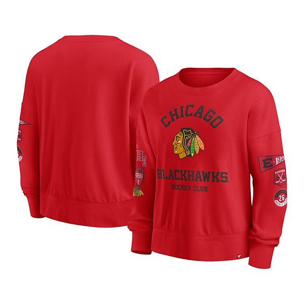Женский красный свитшот chicago blackhawks go team Fanatics
Женский красный свитшот chicago blackhawks go team Fanatics