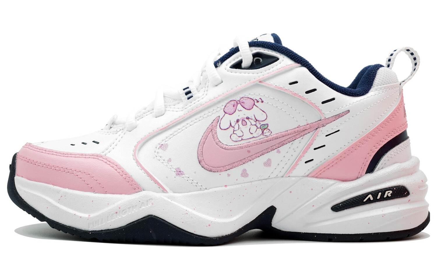 Кастомизированные кроссовки Nike Air Monarch 4 Unisex, белый/розовый
Кастомизированные кроссовки Nike Air Monarch 4 Unisex, белый/розовый