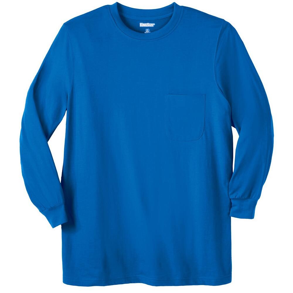 Мужская большая и высокая ультралегкая комфортная футболка Kingsize с длинными рукавами KingSize, цвет Royal Blue
Мужская большая и высокая ультралегкая комфортная футболка Kingsize с длинными рукавами KingSize, цвет Royal Blue