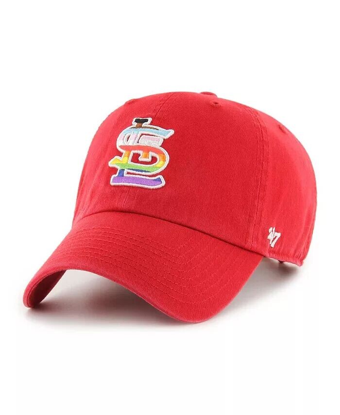Мужская красная регулируемая кепка St. Louis Cardinals Team Pride Clean Up '47 Brand, красный
Мужская красная регулируемая кепка St. Louis Cardinals Team Pride Clean Up '47 Brand, красный