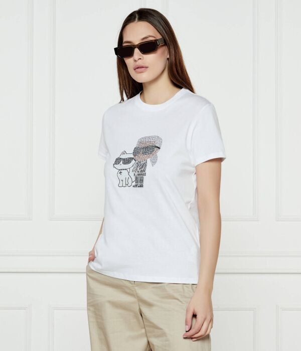 Футболка женская Karl Lagerfeld со стразами, белый
Футболка женская Karl Lagerfeld со стразами, белый