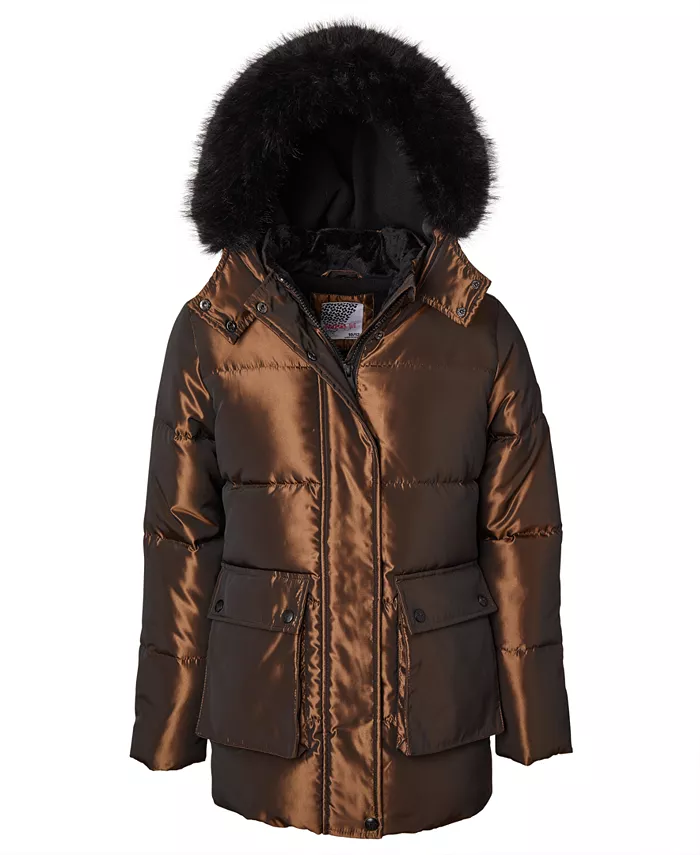 Большая девочка радужная пуховик с капюшоном Kensie Girl, коричневый
Большая девочка радужная пуховик с капюшоном Kensie Girl, коричневый