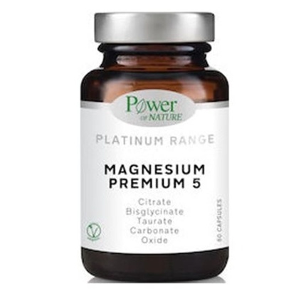 Platinum Range Magnesium Premium 5 - 60 капсул Power Of Nature 
Platinum Range Magnesium Premium 5 - 60 капсул Power Of Nature