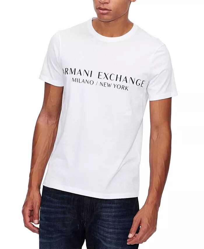 Мужская футболка с графическим логотипом Milano New York A|X Armani Exchange, белый
Мужская футболка с графическим логотипом Milano New York A|X Armani Exchange, белый