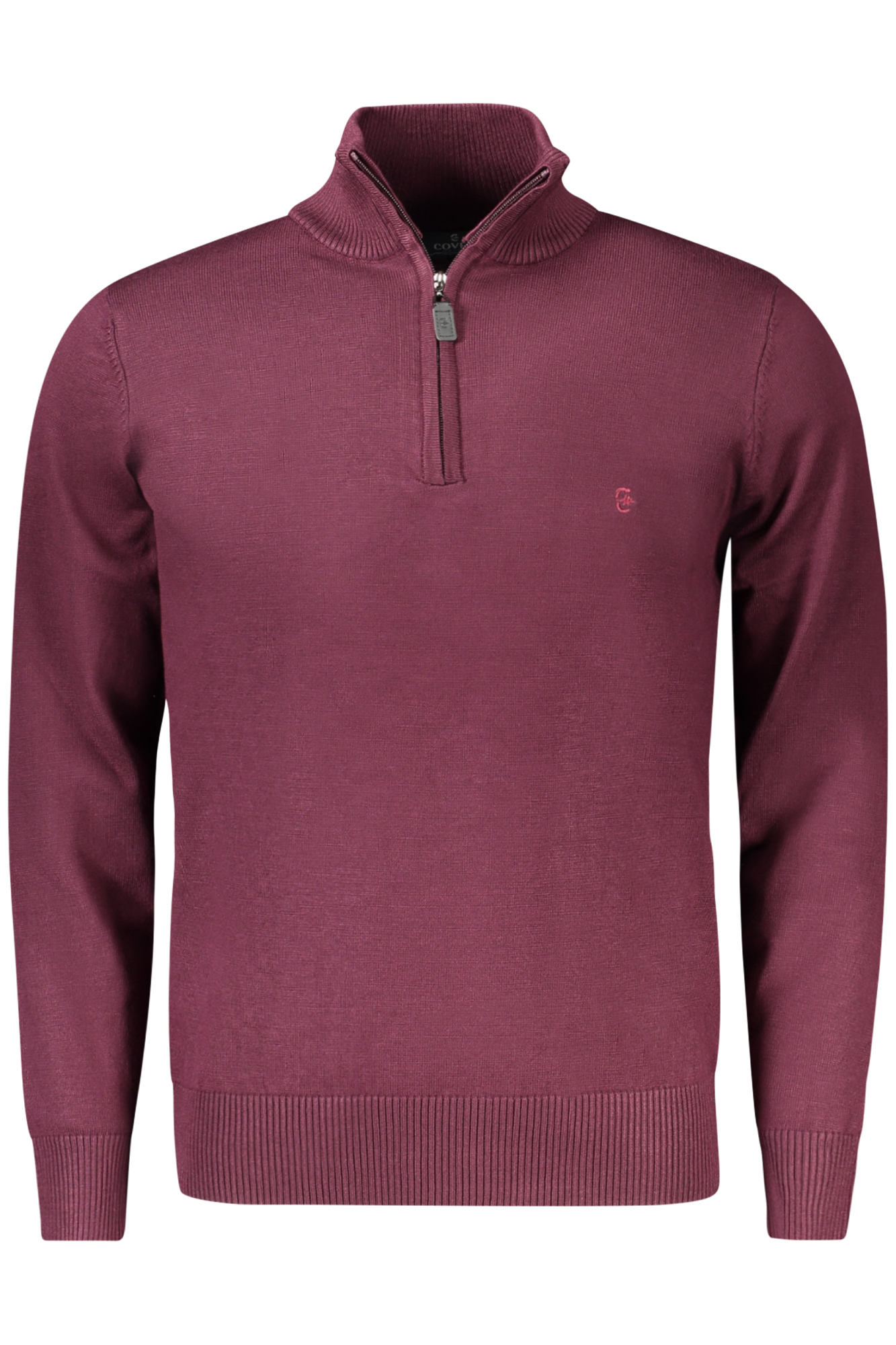 Свитер мужской Coveri Moving с воротом на молнии и логотипом, бордовый
Свитер мужской Coveri Moving с воротом на молнии и логотипом, бордовый