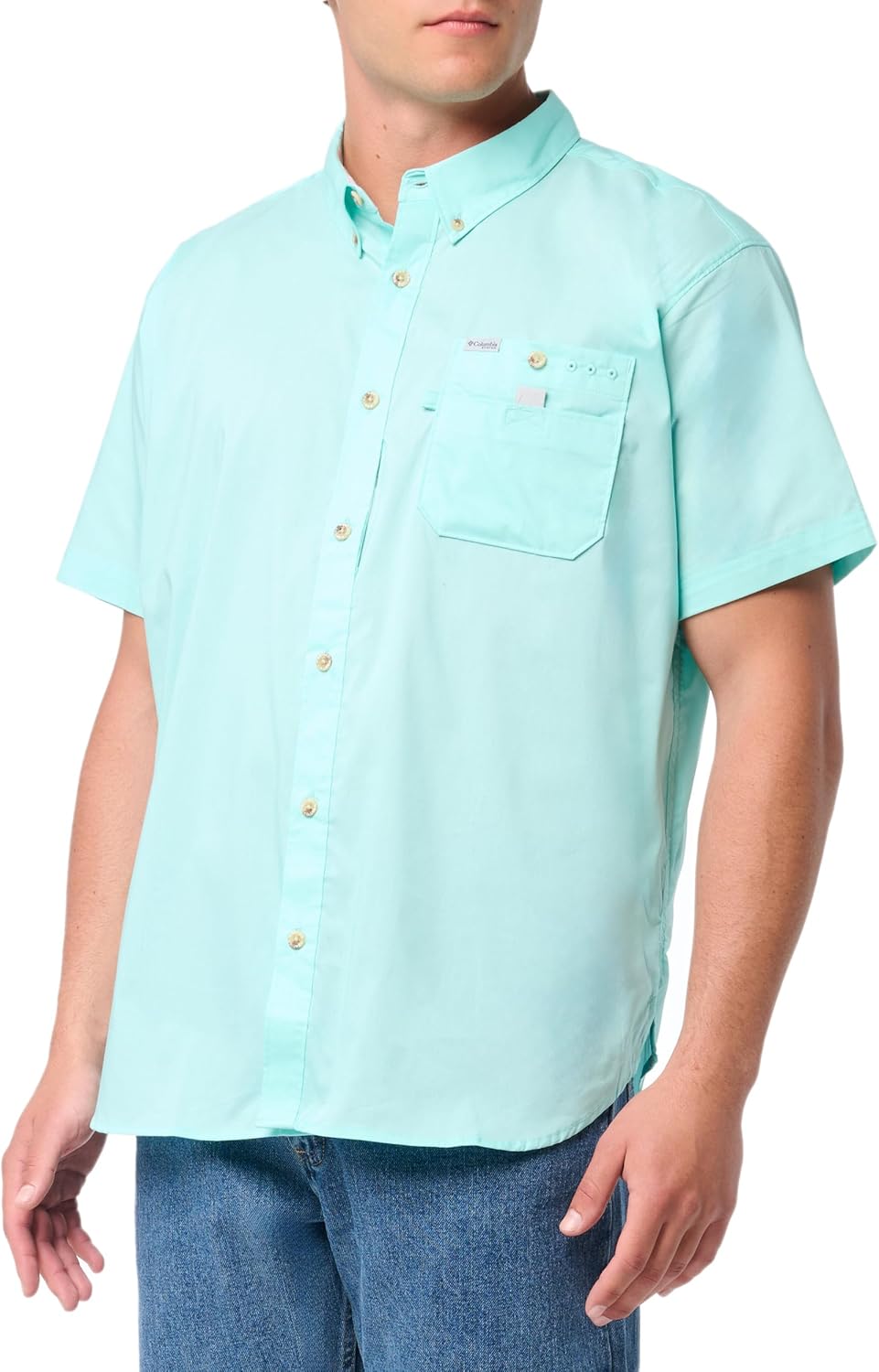 Рубашка Columbia Mens Bonefish с коротким рукавом, Gulf Stream
Рубашка Columbia Mens Bonefish с коротким рукавом, Gulf Stream