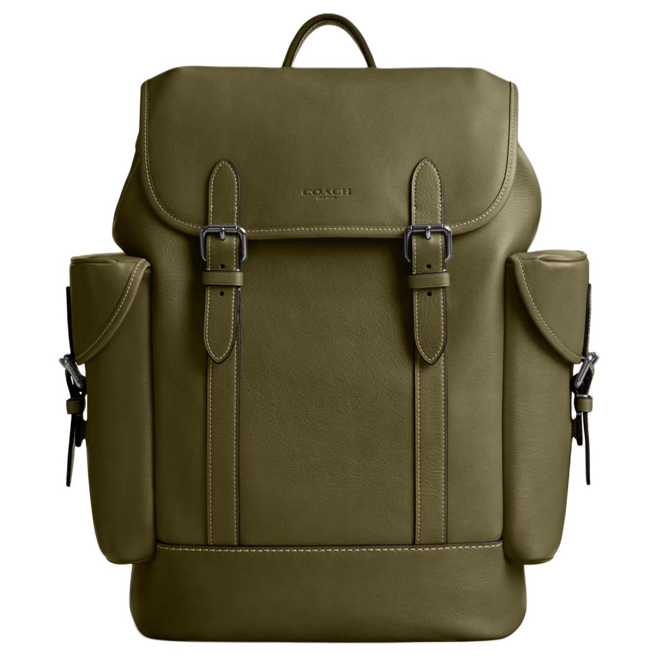 COACH Кожаный рюкзак hitch large мужской olive green
COACH Кожаный рюкзак hitch large мужской olive green