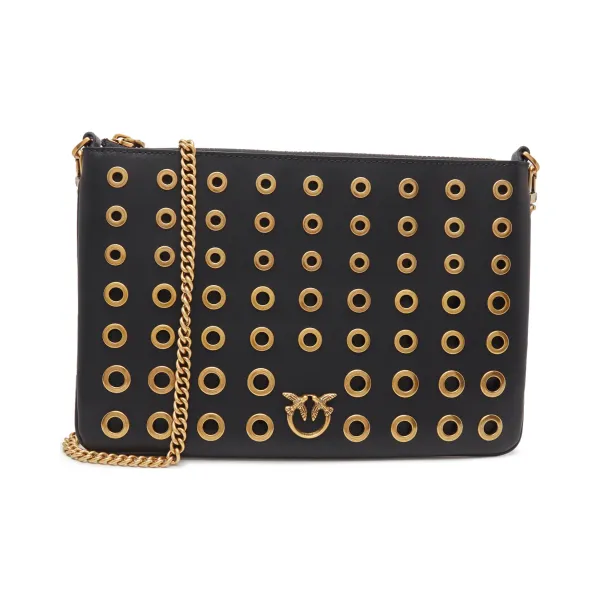 Классический плоский клатч из шелковой телячьей кожи + ve Pinko, черный
Классический плоский клатч из шелковой телячьей кожи + ve Pinko, черный