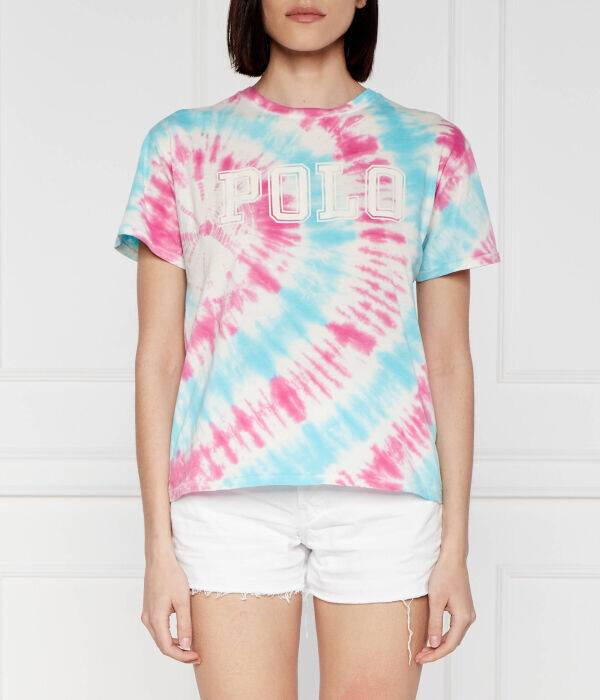 Футболка женская Polo Ralph Lauren в стиле тай-дай, фуксия
Футболка женская Polo Ralph Lauren в стиле тай-дай, фуксия