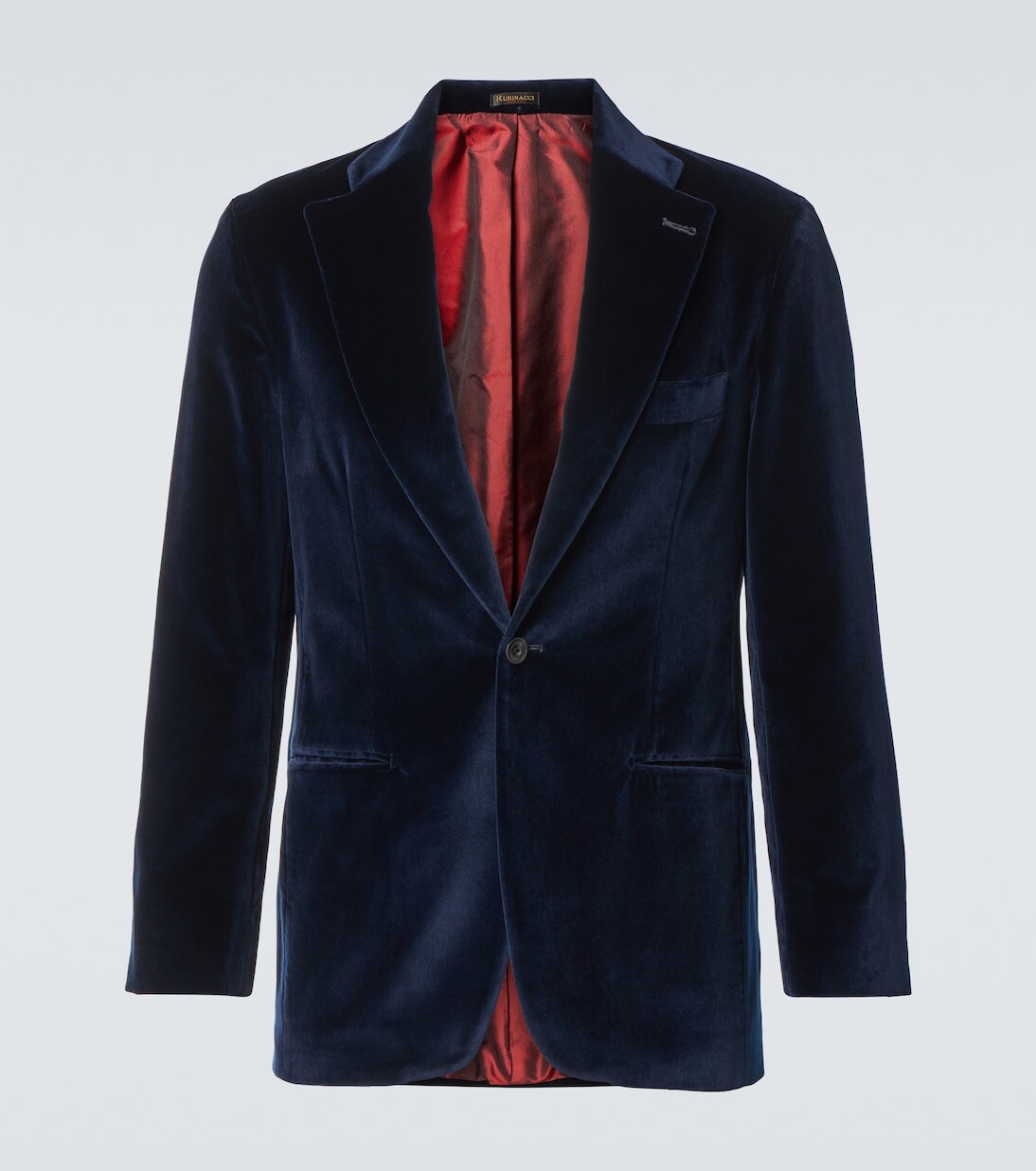 Блейзер из хлопкового бархата Rubinacci, цвет night blue
Блейзер из хлопкового бархата Rubinacci, цвет night blue