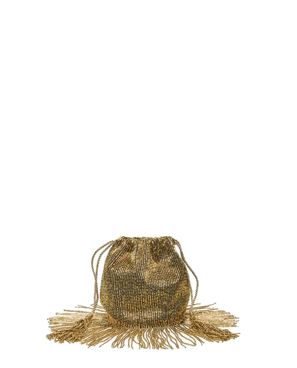 Клатч бусины бахрома Sfera, золотой
Клатч бусины бахрома Sfera, золотой