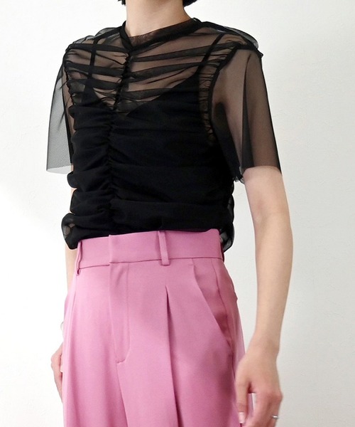 Футболка из тюля со сборками STYLEBLOCK, черный
Футболка из тюля со сборками STYLEBLOCK, черный