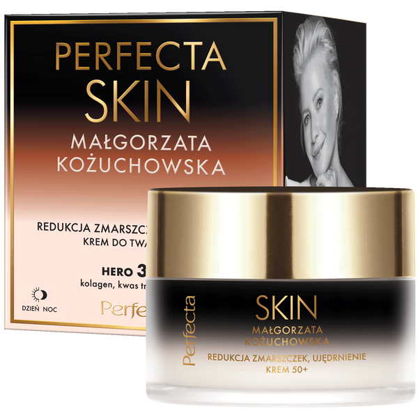 Укрепляющий крем для лица 50+ для дня и ночи, 50 мл Perfecta Skin małgorzata kożuchowska
Укрепляющий крем для лица 50+ для дня и ночи, 50 мл Perfecta Skin małgorzata kożuchowska