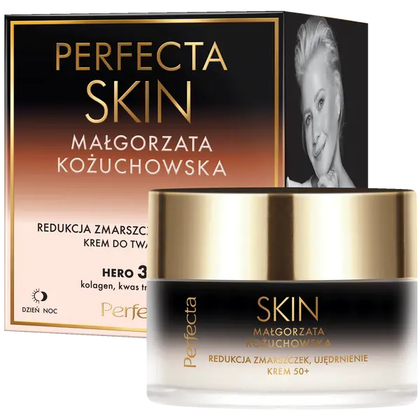 Укрепляющий крем для лица 50+ для дня и ночи, 50 мл Perfecta Skin małgorzata kożuchowska
Укрепляющий крем для лица 50+ для дня и ночи, 50 мл Perfecta Skin małgorzata kożuchowska