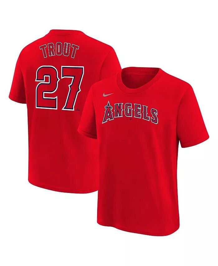 Футболка с именем и номером игрока Big Boys Mike Trout Red Los Angeles Angels Home Nike
Футболка с именем и номером игрока Big Boys Mike Trout Red Los Angeles Angels Home Nike