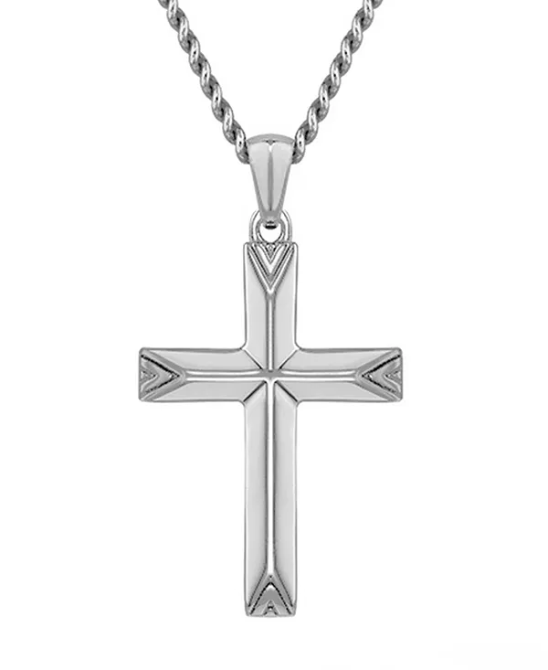 Мужское серебряное ожерелье с крестом и цепочкой длиной 21 дюйм Vincero, silver
Мужское серебряное ожерелье с крестом и цепочкой длиной 21 дюйм Vincero, silver