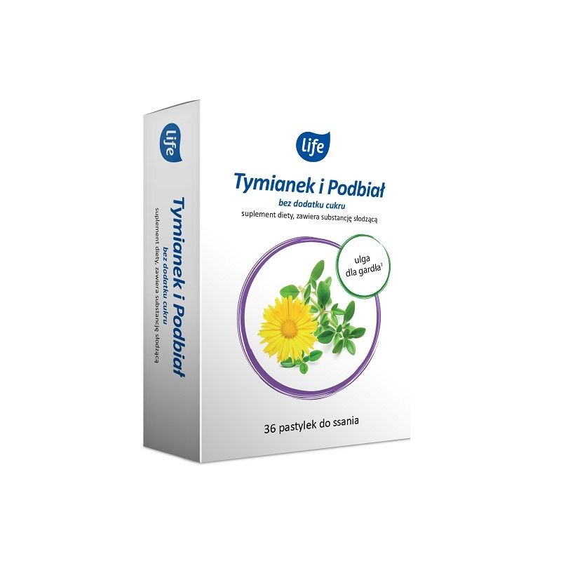 Травяные пастилки Life Tymianek i Podbiał Bez Cukru Pastylki, 36 шт
Травяные пастилки Life Tymianek i Podbiał Bez Cukru Pastylki, 36 шт