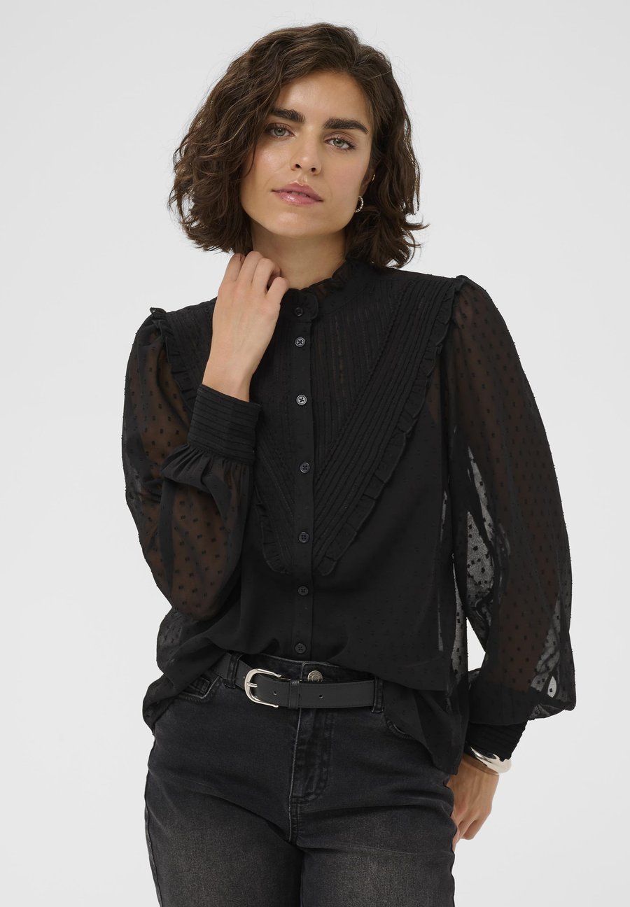 Блуза Kaffe LEONORA, Black Deep/Mottled Black
Блуза Kaffe LEONORA, Black Deep/Mottled Black