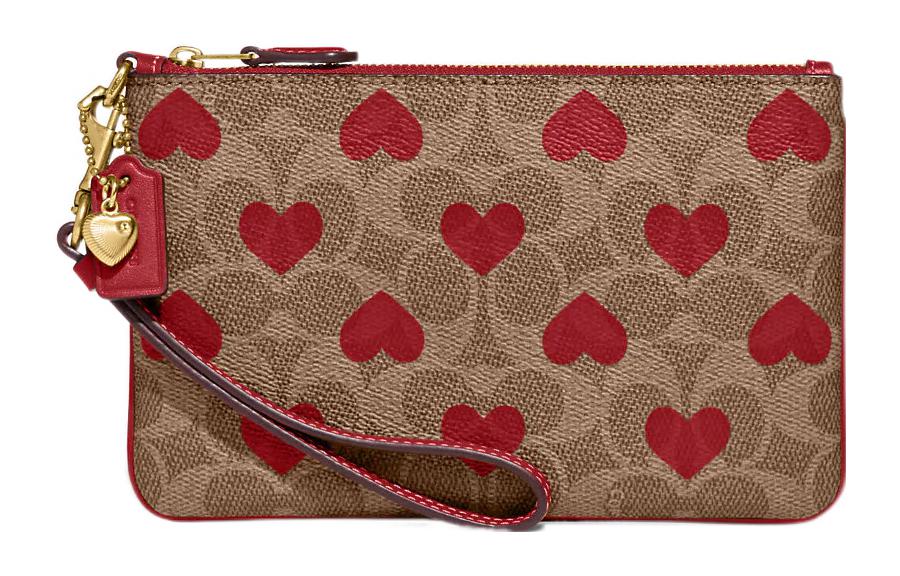 Сумка-клатч Heart Canvas с кожаными вставками и манжетами из телячьей кожи Trumpets для женщин коричневый COACH
Сумка-клатч Heart Canvas с кожаными вставками и манжетами из телячьей кожи Trumpets для женщин коричневый COACH