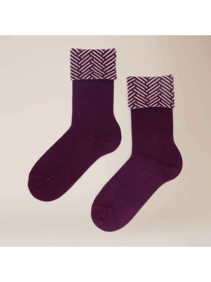 Носки Fold Up Fashion в цвете темный изюм Kunert
Носки Fold Up Fashion в цвете темный изюм Kunert