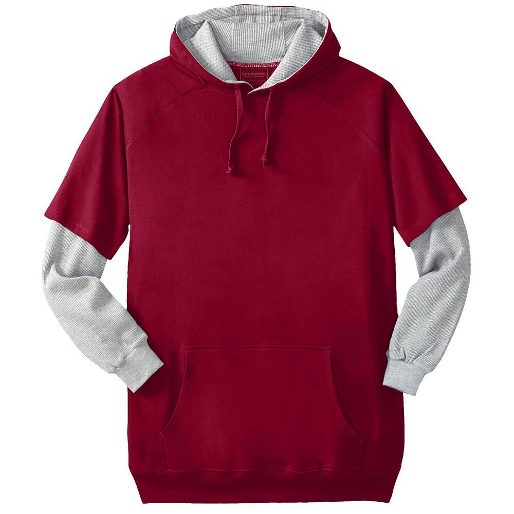Мужская многослойная толстовка с термоподкладкой Boulder Creek By Kingsize Big & Tall, цвет Rich Burgundy
Мужская многослойная толстовка с термоподкладкой Boulder Creek By Kingsize Big & Tall, цвет Rich Burgundy